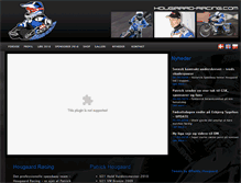Tablet Screenshot of hougaard-racing.com